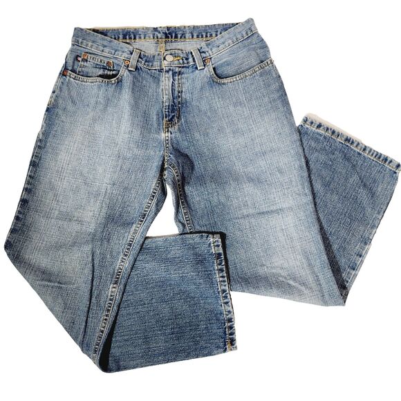 Ralph Lauren Jeans Womens Sz 6 Straight Leg Cropped Saturday Blue Denim Capri - Picture 1 of 13